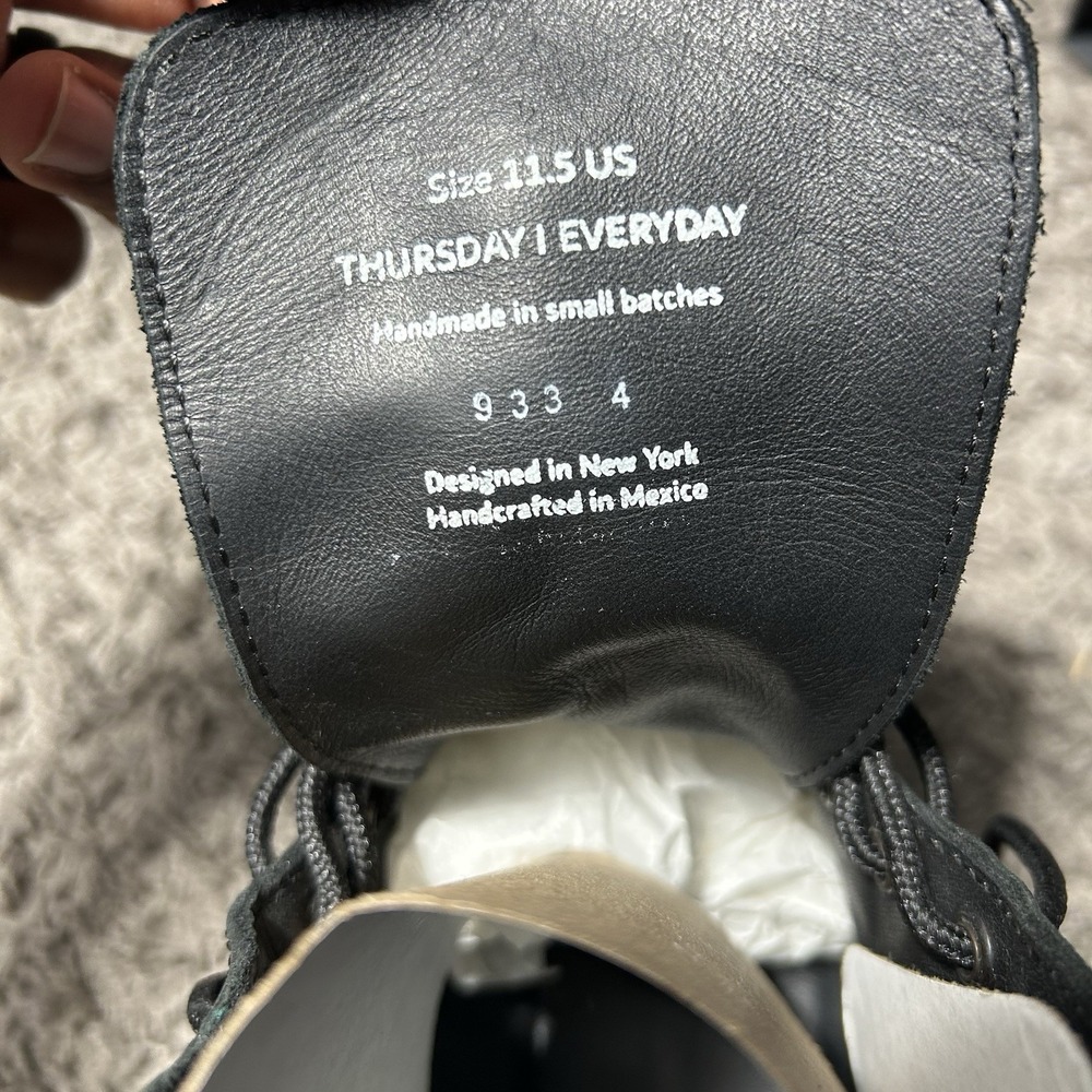 Thursday Boots Captain Black Matte Women's 11.5 - Picture 6 of 7